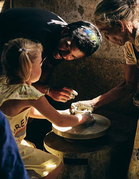 Discover traditional livelihoods: learn local pottery